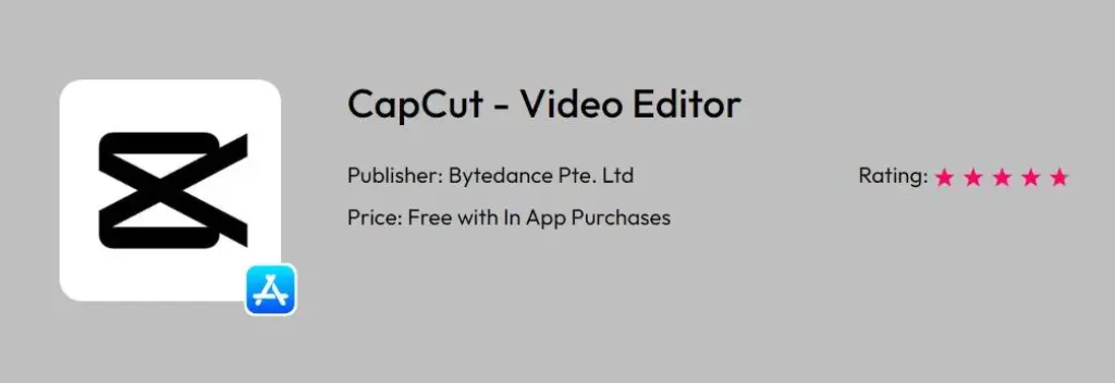 Capcut video editor